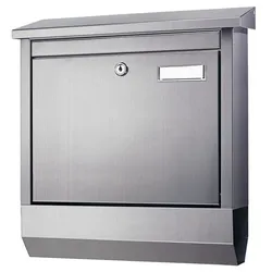 Edelstahl-Briefkasten Modell A