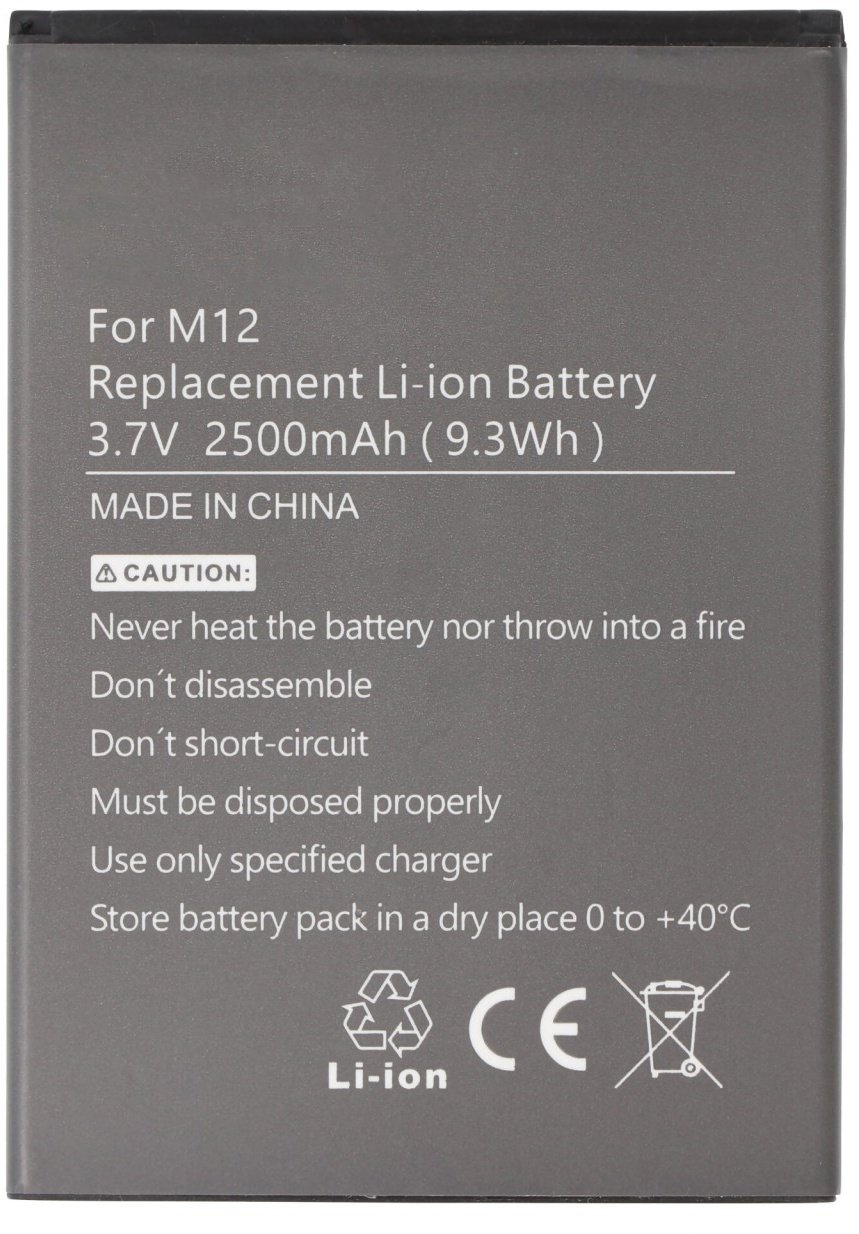 Li-Ion-Akku - 2500mAh (3.7V) für Handy, Smartphone, Telefon wie Timmy A003