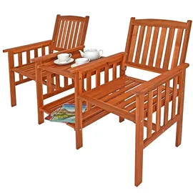 CASARIA Gartenbank 164 x 63 x 91 cm Natur