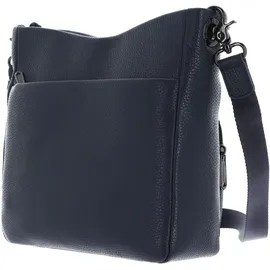 Mandarina Duck Mellow Leather Crossover Dress Blue