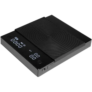 TIMEMORE Black Mirror Basic 2.0 Kaffeewaage Elektronische Espressowaage mit Wasserdurchflussmenge und Timer-Funktion, Freies Umschalten von Unzen/kg Einheiten, Digitalwaage für Küche/Backen/Kochen