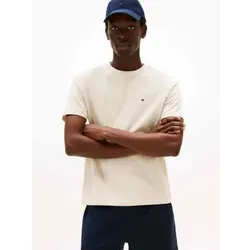 Tommy Jeans für Herren. DM0DM04411 Beigefarbenes T-Shirt mit schmaler Passform (M), Lässig, Baumwolle, Kurzarm