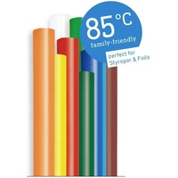 Steinel Heißklebesticks 7 mm 150 mm Bunt, Rot, Gelb, Grün, Orange, Weiß, Braun, Schwarz 96g 16St.