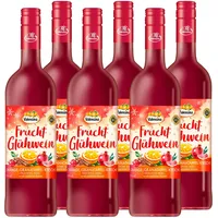 VALENSINA - Fruchtglühwein Orange-Granatapfel-Kirsch | Fruchtglühwein mit Saft aus frischen Orangen und Kirschen sowie Granatapfel. Inhalt: 6x 750ml und 8% vol.