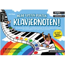 Artist Ahead Meine ersten bunten Klaviernoten! - Jens Rupp - Notenbuch