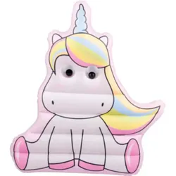 Happy People Luftmatratze Einhorn mit Wackelaugen 75x50cm