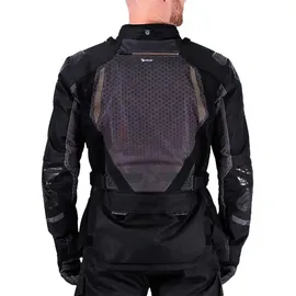 Leatt Adventure FlowTour 5.5 Textiljacke Schwarz/Dunkelgrau/Gold 4XL