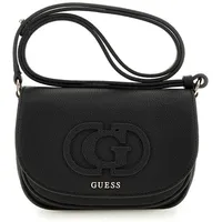 GUESS Schultertasche Calebra Mini Convertible Xbody Flap Bag Black