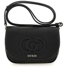 GUESS Schultertasche Calebra Mini Convertible Xbody Flap Bag Black