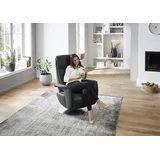 Hukla Sessel "HU-ES19141", schwarz (torro schwarz), B:72cm H:110cm T:85cm, Sessel, Sessel, Kopfpolsterverstellung, einstellbare Beinauflage u. Rückenlehne