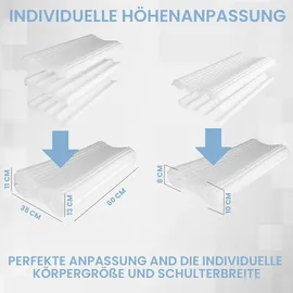 eloneo Bestschlaf-Nackenstützkissen »Premium«, 50x35 cm