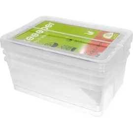 KEEEPER Bea 26,5 x 14 x 39 cm 3-tlg. transparent