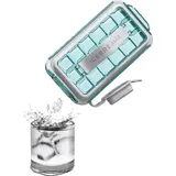 icebreaker nordic Pop 2.0 Eiswürfelform Aufbewahrungsbehälter clear water blue (BSK2150)