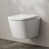 Kronenbach Cube Wand-WC mit WC-Sitz Weiß glänzend