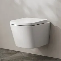 Kronenbach Cube Wand-WC mit WC-Sitz Weiß glänzend