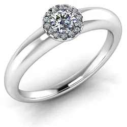 Verlobungsring VR15 333er Weiflgold - 3016