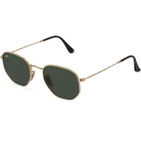 Ray-Ban Hexagonal Flat Lenses RB3548N 001 48-21 gold/green classic