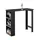 SoBuy Bartisch 112 x 57 x 106 cm Schwarz