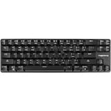 Qisan Mechanische Tastatur Gaming-Tastatur GATERON Brown Switch Verdrahtete hintergrundbeleuchtete mechanische Mini-Design (60%) 68 Tasten Tastatur Case Black Magicforce