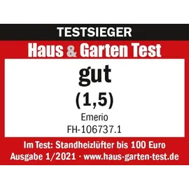 EMERIO FH-106737.2 2000 W Schwarz