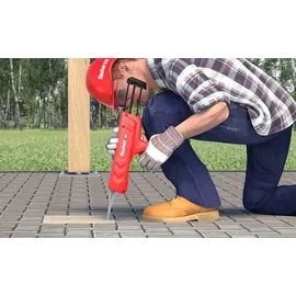 Fischer Handauspressgerät FIS DM S Pro für 2-Kammer-Kartuschen, Auspresspistole zum effizienten Auspressen, ergonomisches Design für optimale Handhabung