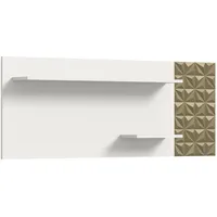 VCM Prisma Wandregal 140 x 53 x 17 cm Weiß