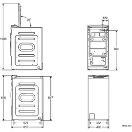 KOENIC KWM 8212 A INV Toplader (8 kg, 1250 U/min)