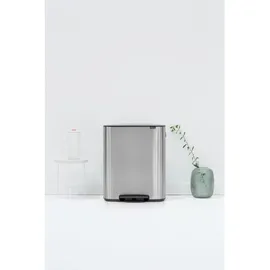 Brabantia Bo Treteimer 60 l Silber