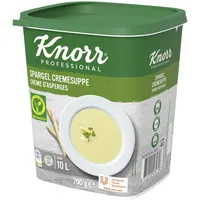 KNORR Spargel Cremesuppe Trockenmischung (intensiver, natürlicher Spargel Geschmack) 1er Pack (1 x 700 g)