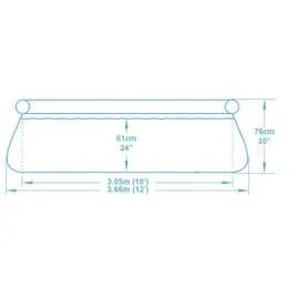 BESTWAY Fast Set 366 x 76 cm inkl. Filterpumpe 57274