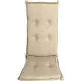 SUN GARDEN Hochlehner Auflage 117 x 0 x 0 cm hellbraun 1 St.