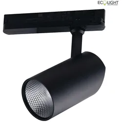 ECO-Light LED 3-Phasen-Strahler ACTION, 42W, 3000K, 4200lm, schwarz ECO-LED-ACTION-B-42C