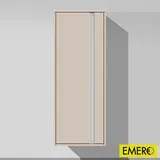 Duravit Ketho Halbhochschrank 50 x 132 x 36 cm Taupe Matt