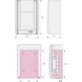 ABUS KeyGarage 767 Wandmontage