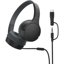 Belkin SoundForm Mini kabelgebunden USB-C + 3,5 mm Schwarz