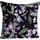 Queence Dekokissen "Leticia", lila (lila, bedruckt), B:40cm L:40cm, Polyester, Dekokissen_Sitzkissen_Kissenhüllen, Kissenhülle,Blütenmotive,Floral,Blumen,Natur,Dekorativ,Pastellfarben