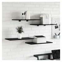 vidaXL Regalbretter 60 x 30 x 1,5 cm Schwarz