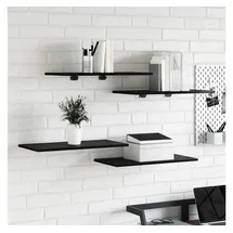 vidaXL Regalbretter 60 x 30 x 1,5 cm Schwarz