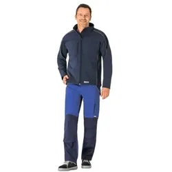 Wetter- und Kälteschutz-Softshelljacke Twilight 3451 marine, Größe XS - blau - XS