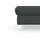sit&more Hocker Marano mit Stauraum 102 x 43 x 67 cm Grau