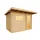 InfraWorld Gartensauna Terra 2 Außensauna mit Vorraum Saunahaus 341