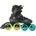 VO2 S 100 X BOA Inline Skate 2025 black/blue/yellow 42