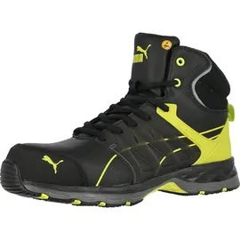 Puma Velocity 2.0 YELLOW MID S3 ESD Sicherheitsstiefel Schuhgröße EU 43 Schwarz,
