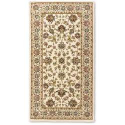 Orientteppich Kaschan 80 x 150 cm Polypropylen Beige Creme