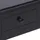 vidaXL Schreibtisch Schwarz 108x45x76 cm Massivholz Paulownia