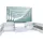 Vladon Flow Lowboard 177 x 45 x 39 cm Weiß matt/Weiß Hochglanz MDF, Spanplatte, Holzwerkstoff