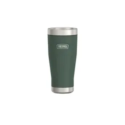 THERMOS Isoliertasse  ICON , grün , Edelstahl , Maße (cm): H: 19  Ø: 9