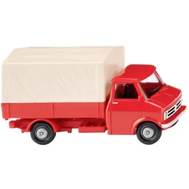 Wiking 035204 H0 LKW Modell Opel Pritschen-Lkw (Bedford), blutorange