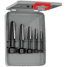 Rennsteig Schraubenausdrehersatz 5-teilig in Textiltasche mit Doppelschneide 5