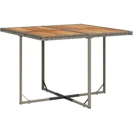 vidaXL Garten-Essgruppe 9-tlg. Grau